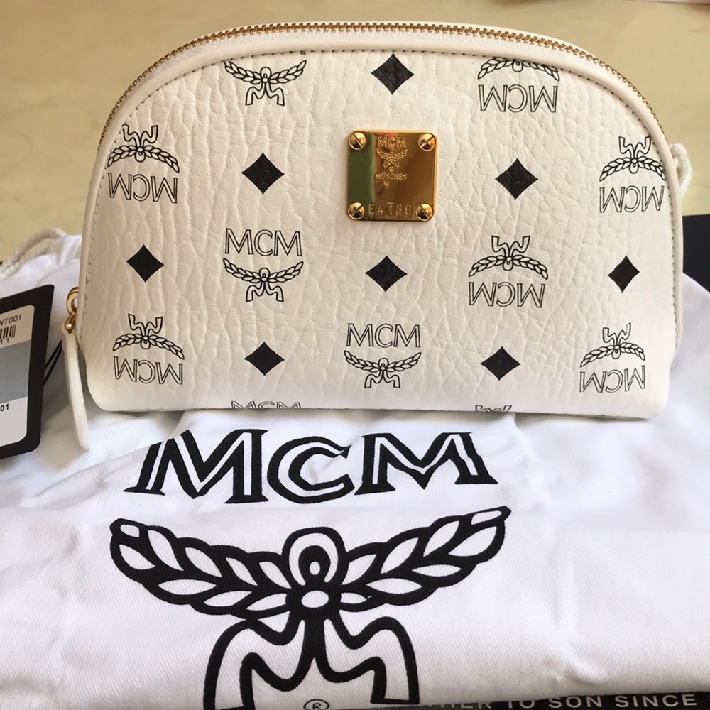 AUTHENTIC MCM SMALL COSMETIC CASE
